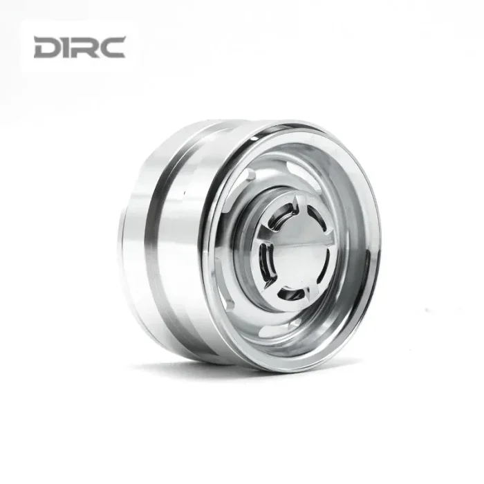 D1RC 2.2-inch metal climbing car electroplated retro mirror wheels for new TRX4 1/10 RC Car
