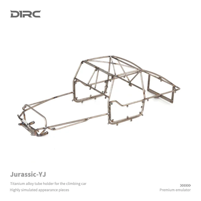 D1RC Ti Alloy Tube Frame Cage For TRX4 climbing car Jurassic Park YJ